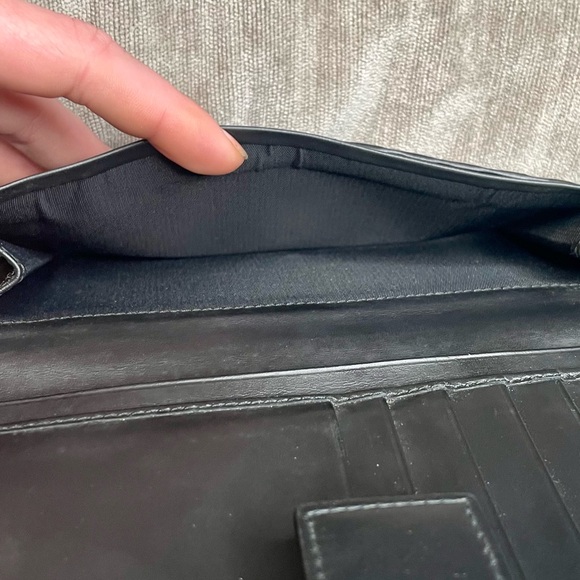 Christian Dior Oblique Vintage Saddle Wallet in Black - Excellent Condition! - Picture 13 of 16